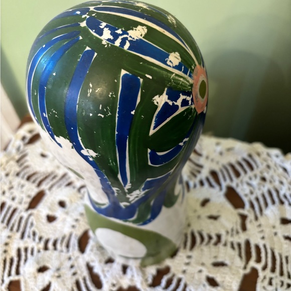 2 Rare Vintage 1970s Ceramic Mod Girl Head Figurines, Takahashi Japan - Picture 5 of 8